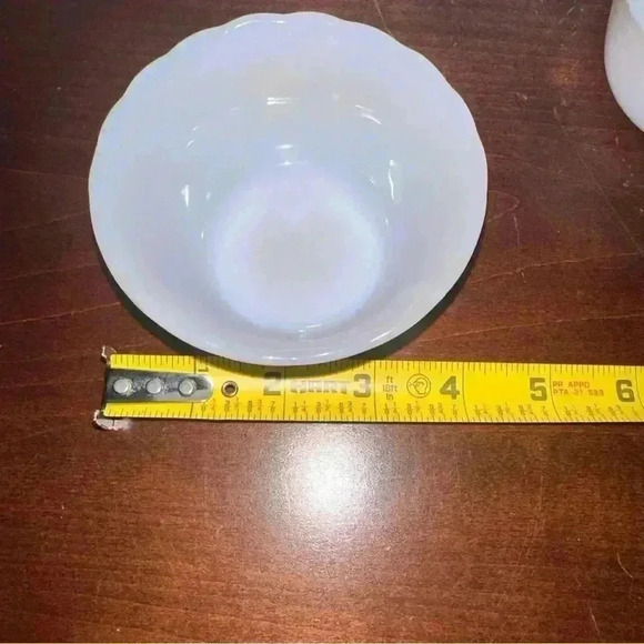 Vintage Fire King Oven Ware Wheat Custard Cups - Set Of 3 - Picture 8 of 10